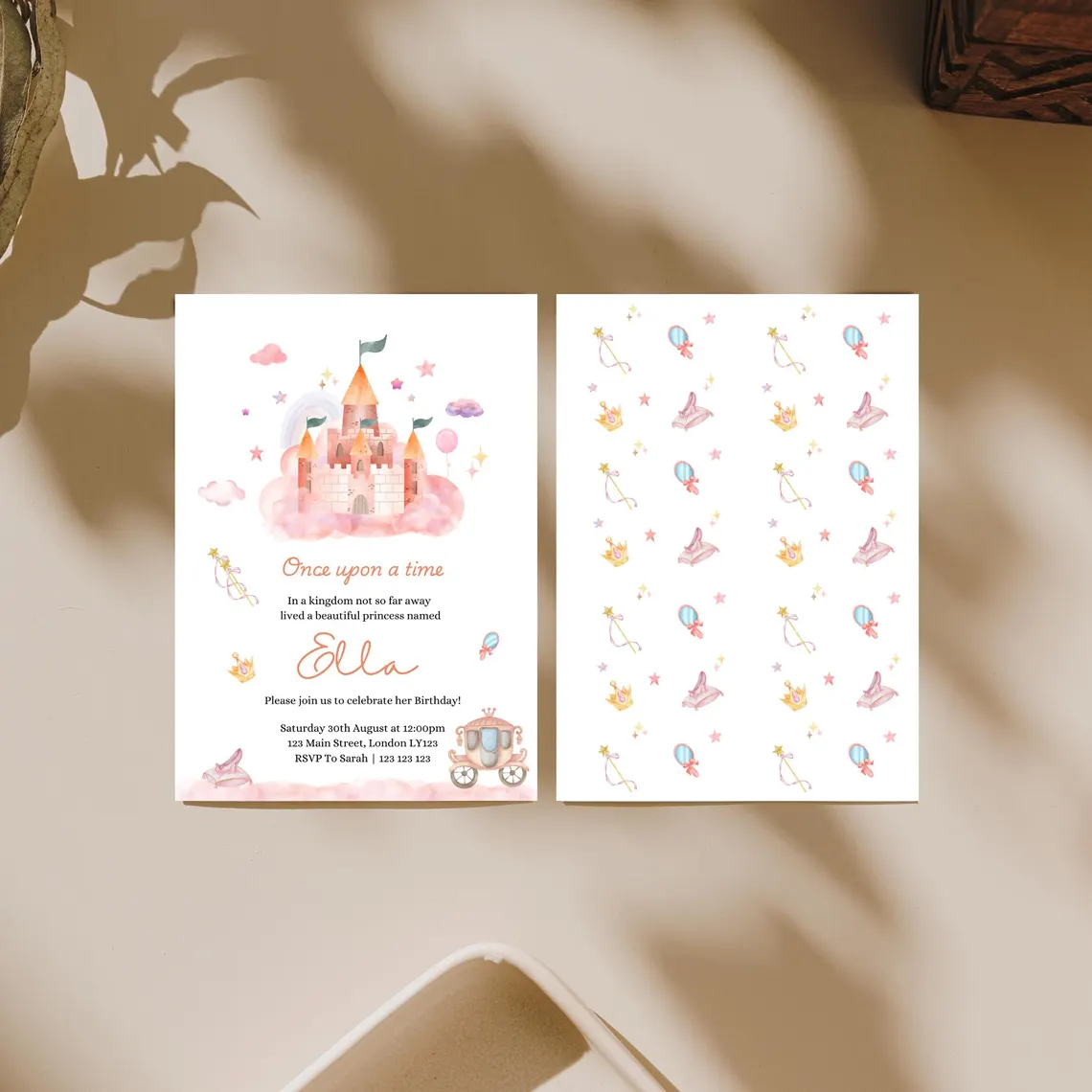 Princess Birthday Invitation