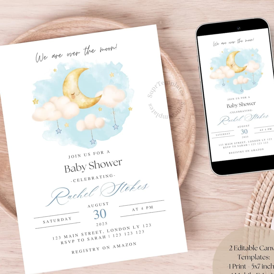 Over the Moon Baby Shower