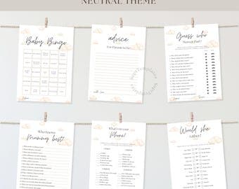 Wishes for Baby Cards: Gender Neutral Keepsake Activity